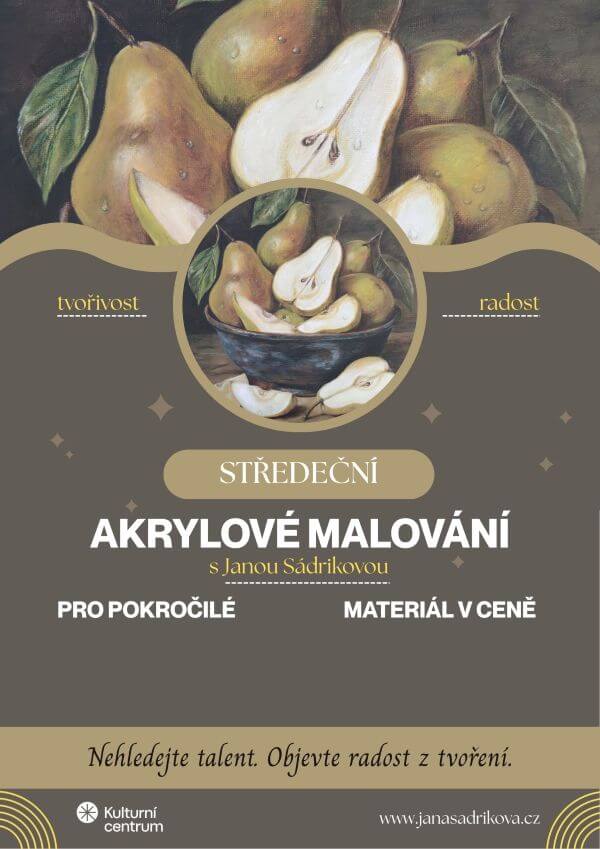středeční kurz akrylového malování