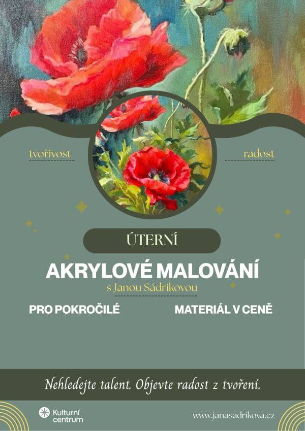 úterní kurz akrylového malování
